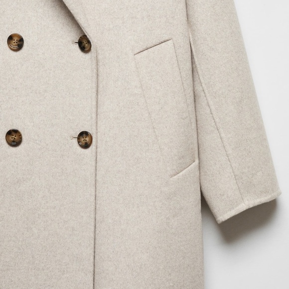 Mango Wool Coat New - Picture 3 of 8